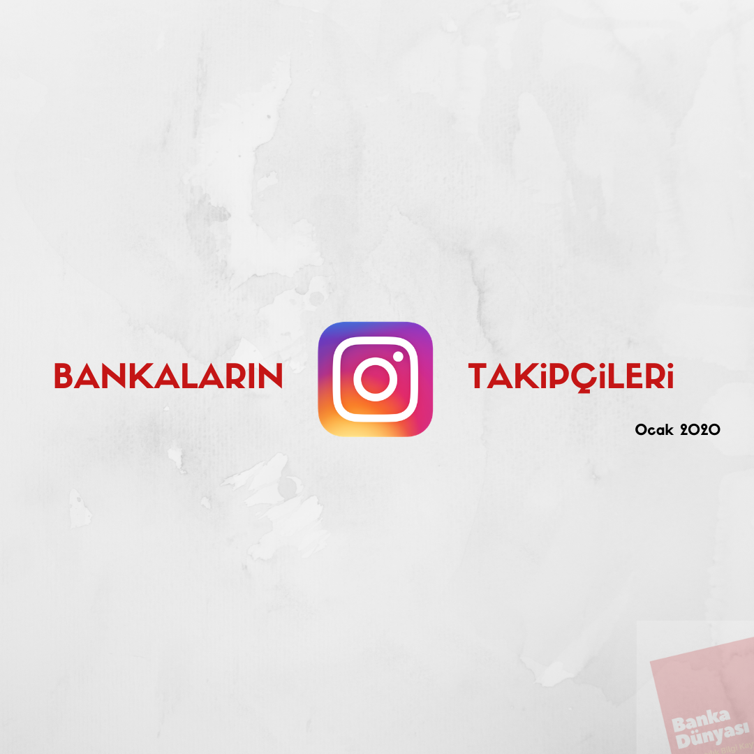 Bankaların Instagram Takipçileri - 1 - Ocak 2020