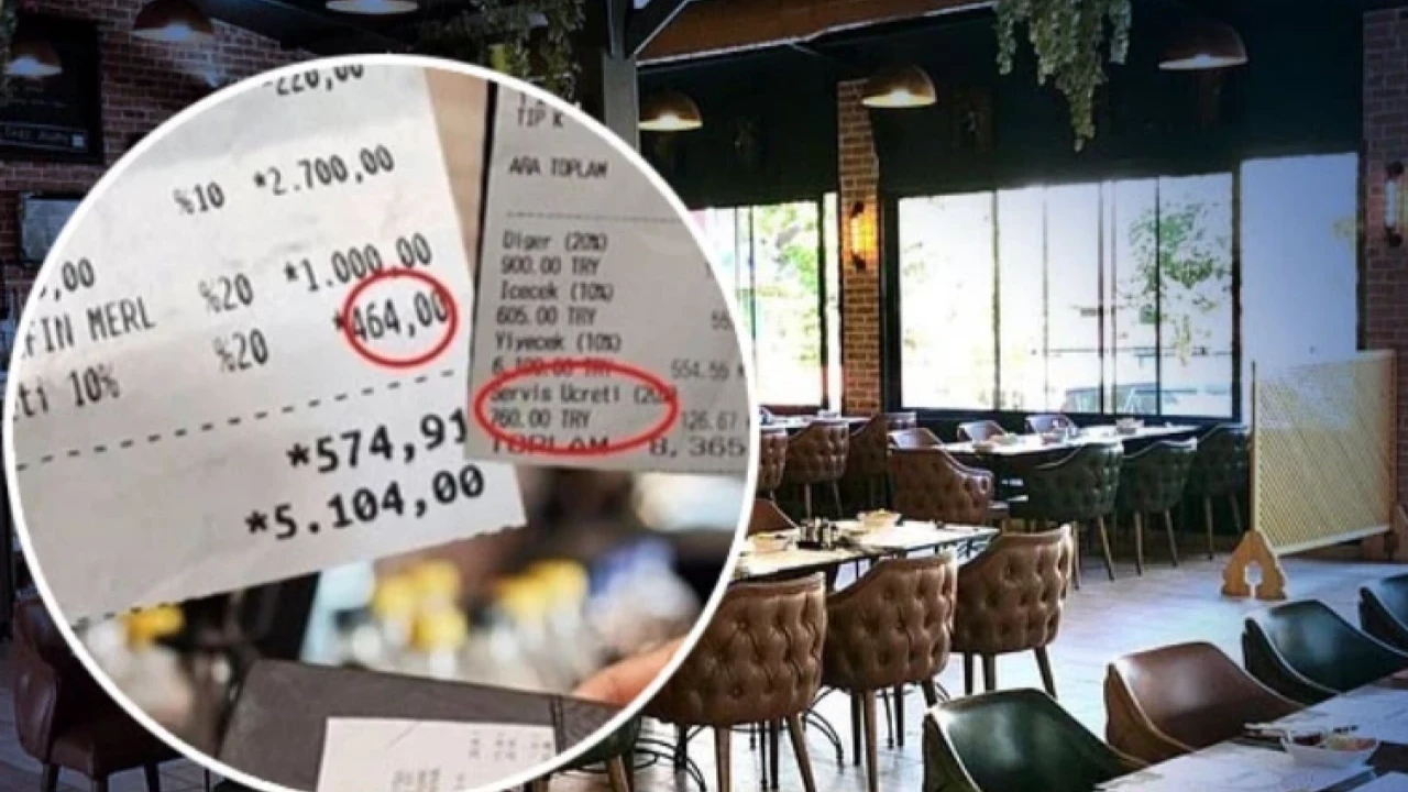 Restoranlarda müşteriden servis ücreti, masa ücreti ve kuver ücreti almak yasaklandı