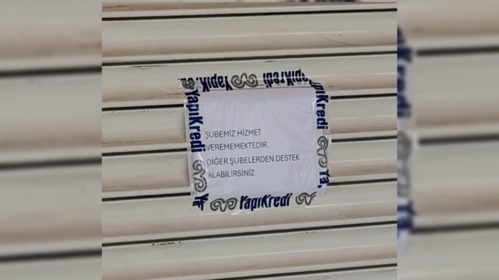 Diyarbakır’da Yapı Kredi Bankası şubesine silahlı saldırı!