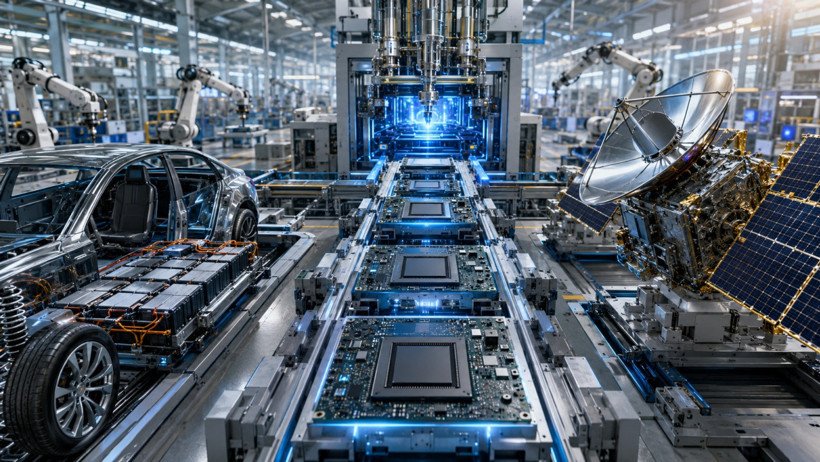 Terafab Tesla SpaceX üretim tesisi
