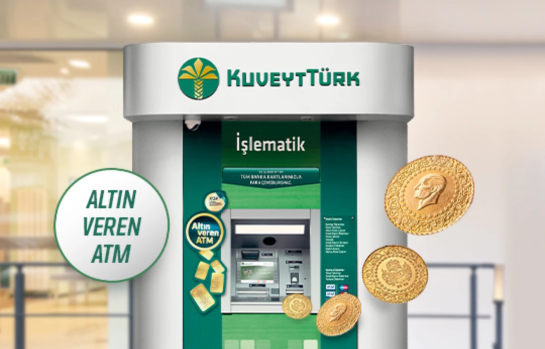 Kuveyt Türk “Altın Veren ATM” İstatistikleri: 15 Yılda Yaklaşık 500 Bin Adet Fiziki Altın Satıldı