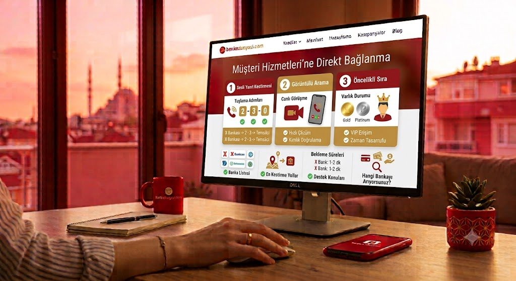 Banka Müşteri Hizmetleri: Temsilciye Direkt Bağlanma Kısayolları