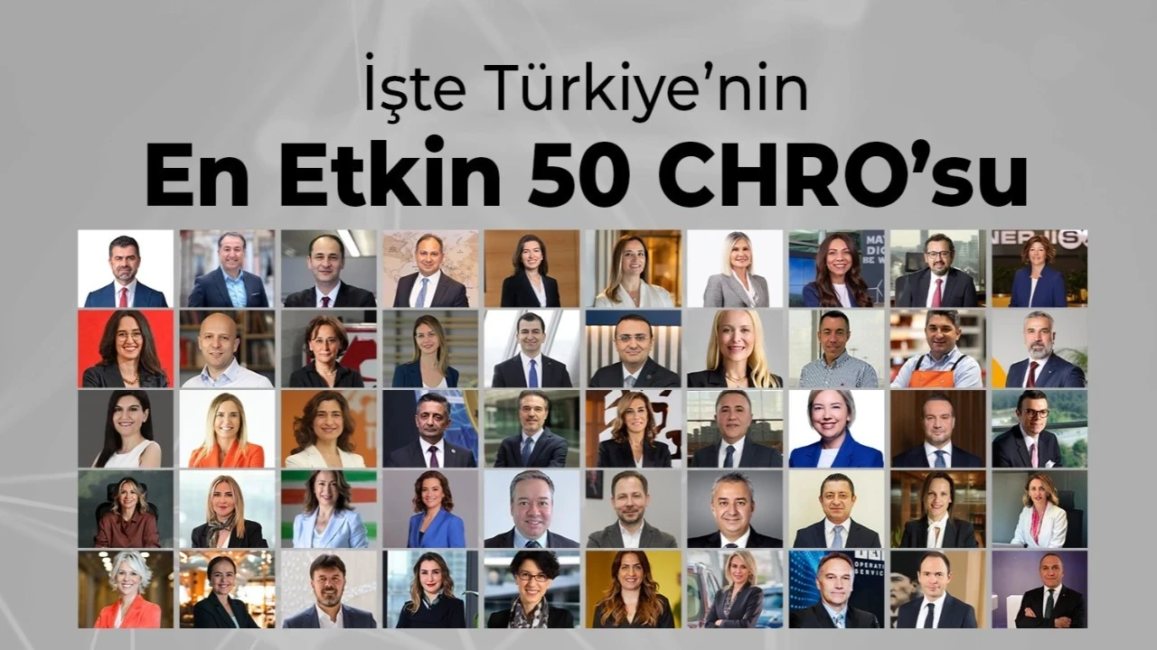 Türkiye’nin En Etkin 50 CHRO’su Belli Oldu: İnsan Kaynaklarının Liderleri Ödüllerini Alıyor!